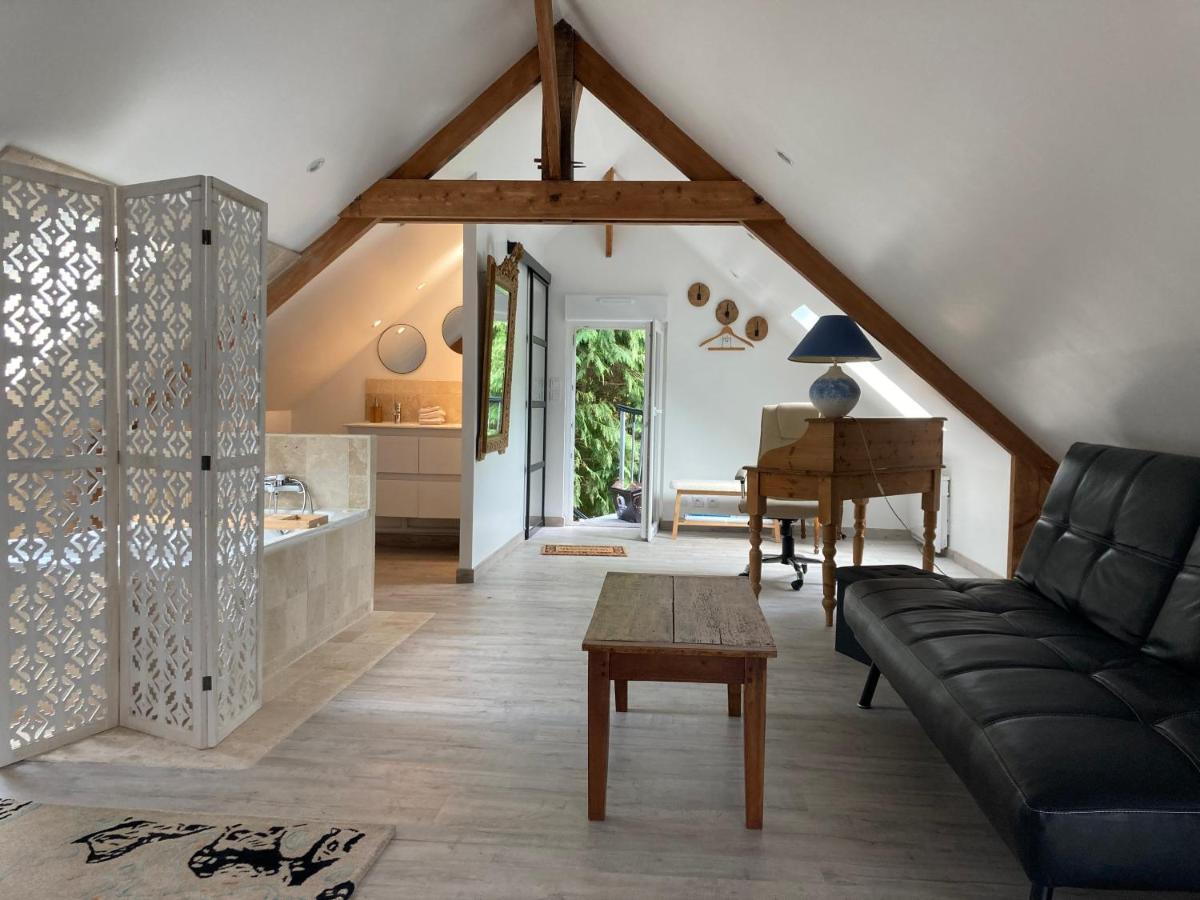 A 2 Heures De Paris, Loft Romantique De 55 M2 En Pleine Nature Entre Campagne Et Mer Saint-Philbert-des-Champs Luaran gambar
